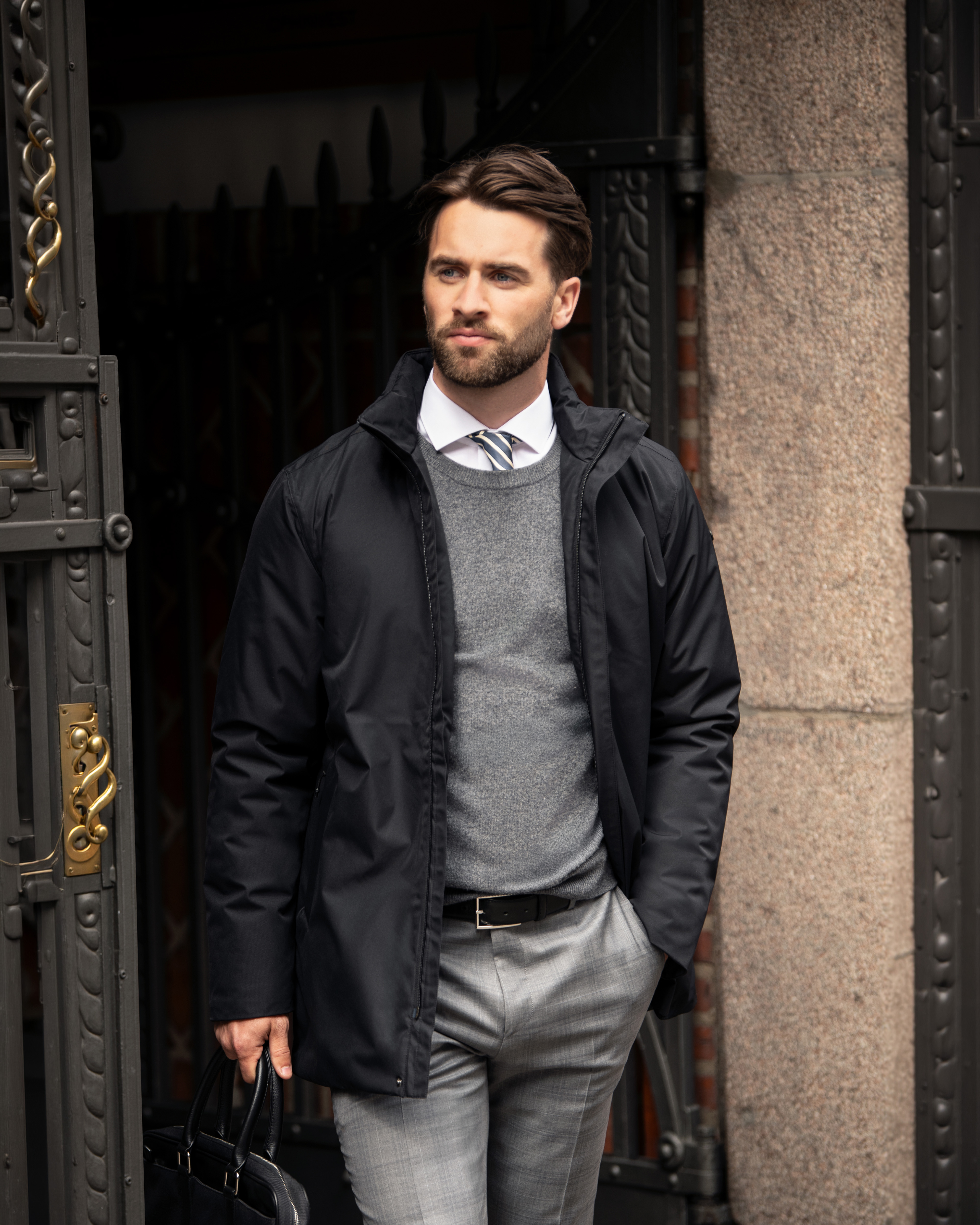 NIMBUS Folcroft Herren – Black (Am Modell)