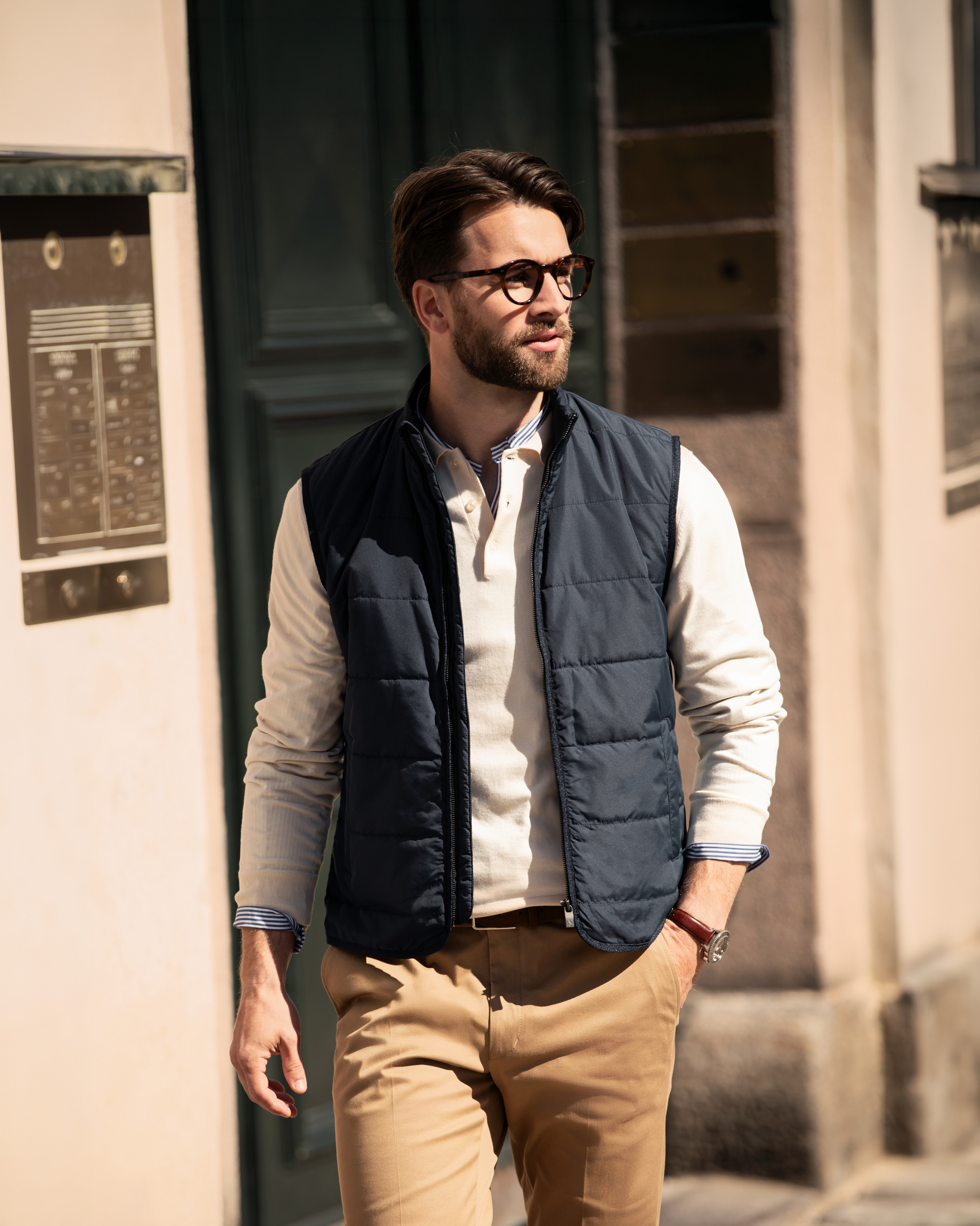 NIMBUS Hudson Herren – Dark Navy (Am Modell)
