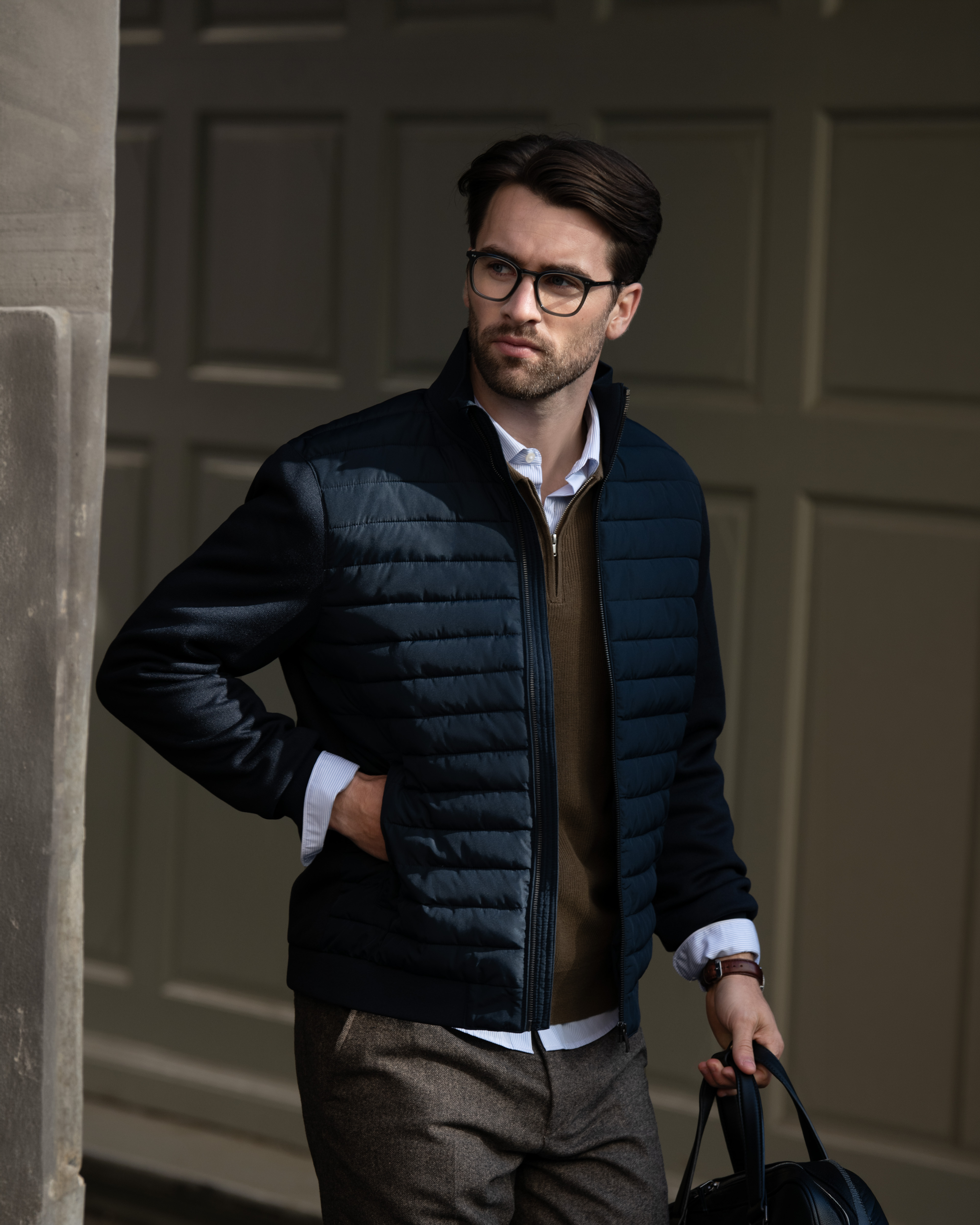 NIMBUS Crescent Herren – Navy (Am Modell)